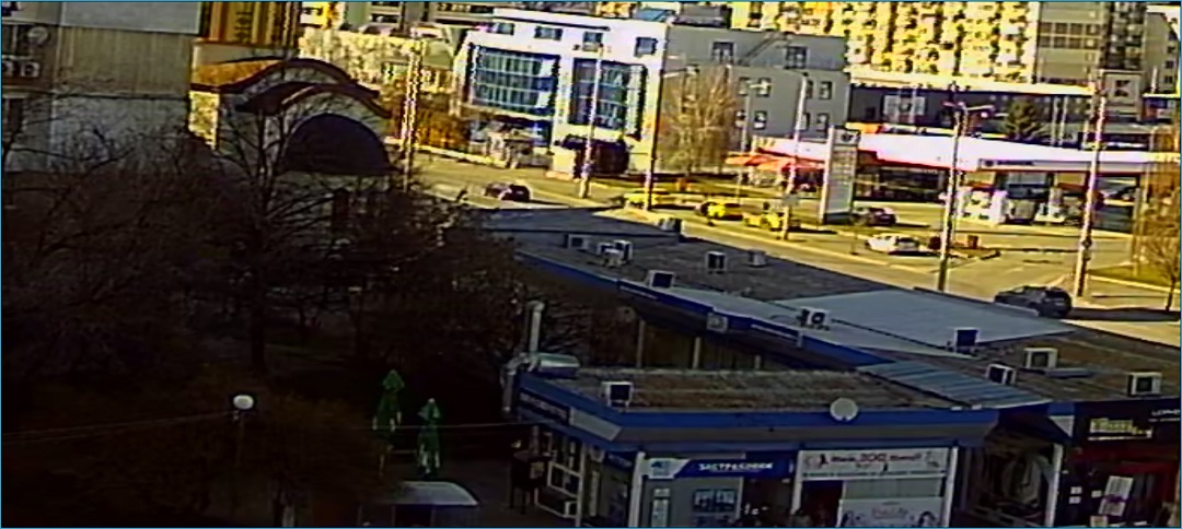 TVI-camera-5MP - дневна снимка в режим Live, разстояние до обекта над 40 метра